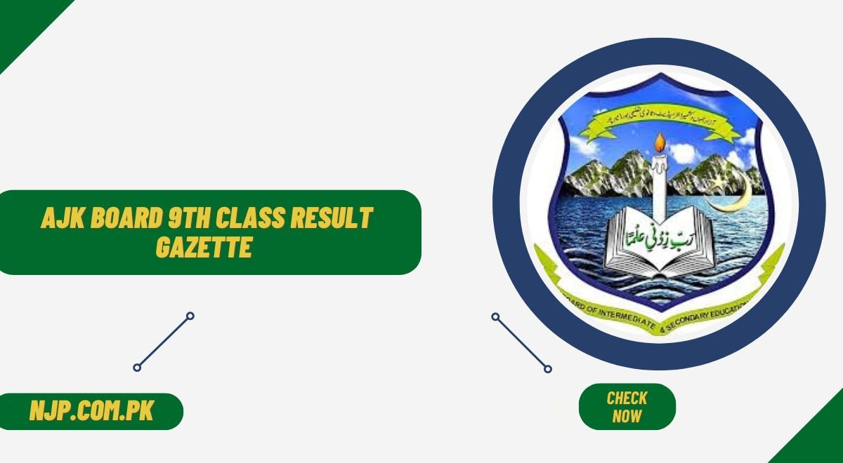 BISE AJK Board 9th Class Result Gazette 2024 Download PDF