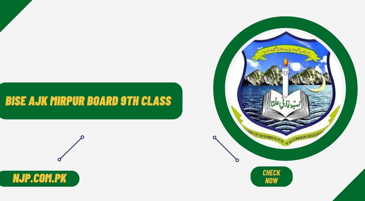 BISE AJK Mirpur Board 9th Class Result 2024