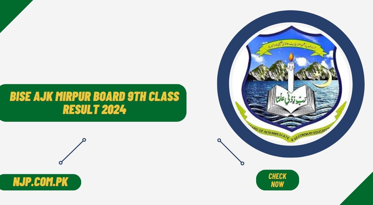 BISE AJK Mirpur Board 9th Class Result 2024