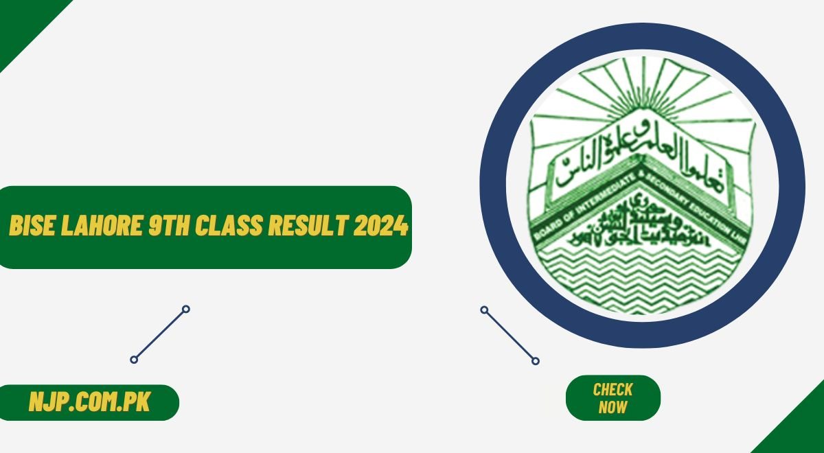 BISE Lahore Board 9th Class Result 2024