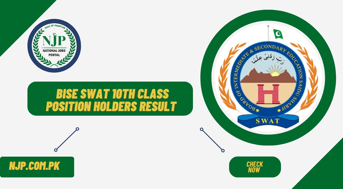 BISE Swat Board 10th Class Position Holders Result 2024 Announced